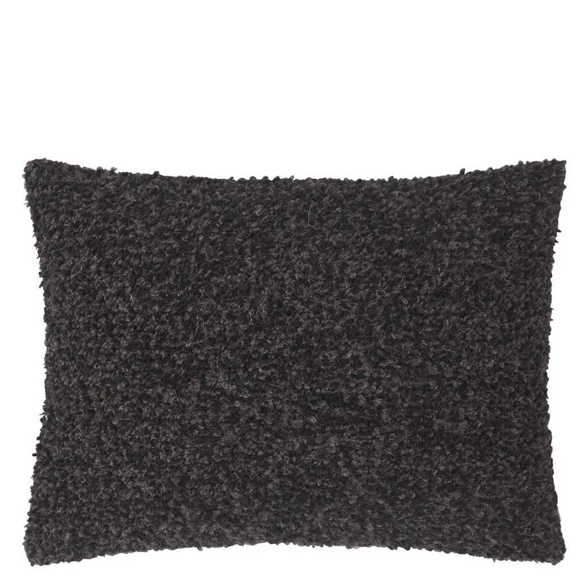 Fontenoy Chunky Two-Toned Boucle Cushion In Espresso – image 2