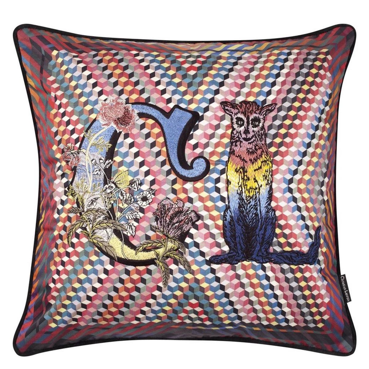 Christian Lacroix Monogram Me Lacroix Geometric Cushion Multi – image 2