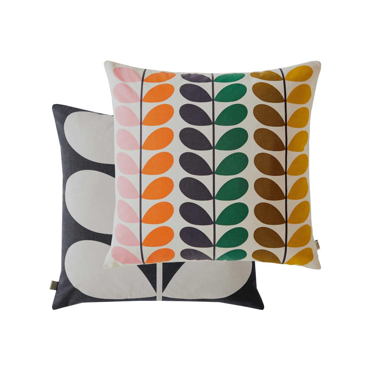Duo Stem Cushion in Multicolour by Orla Kiely