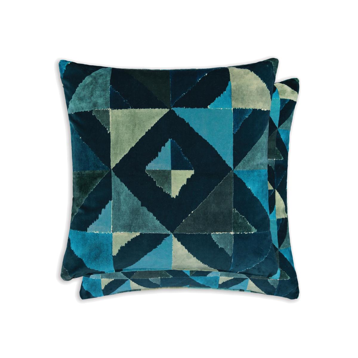 Molino Cushion by William Yeoward in Indigo Blue60x60cm – image 1