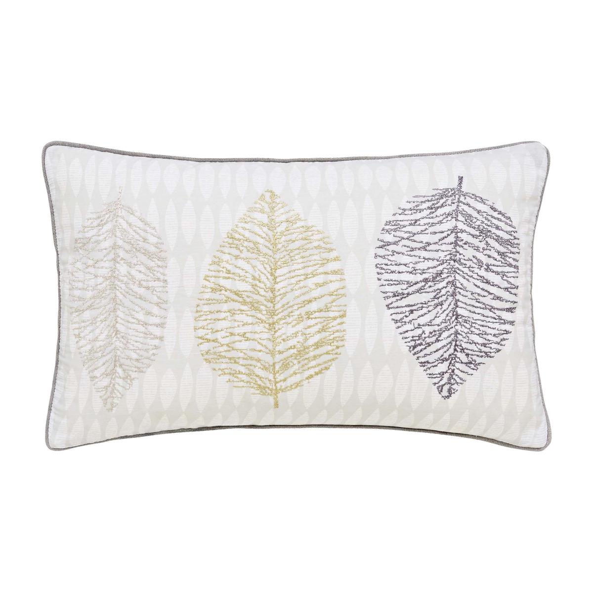 Unna Leaf Cushion by Helena Springfield in Chartreuse