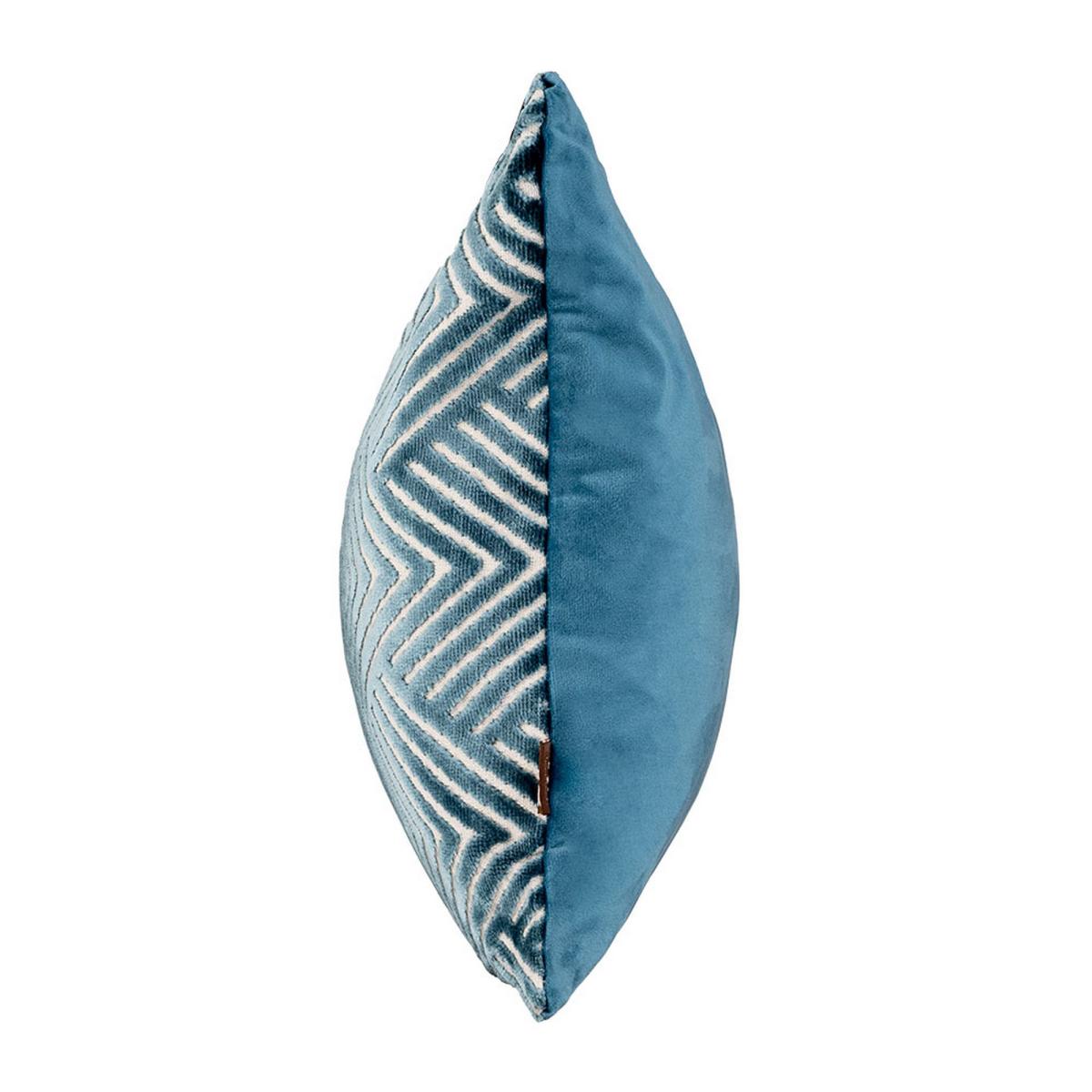 Vesper Geometric Cushion in Blue 58X58cm – image 4