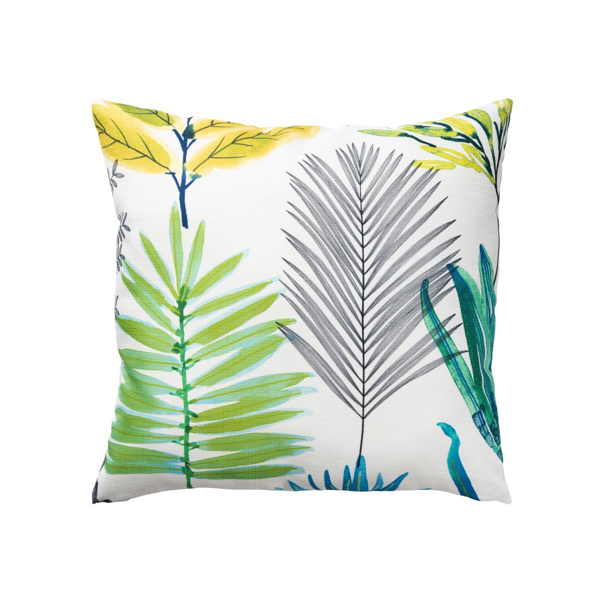 Yasuni Botanical Indoor Outdoor Cushion By Harlequin in Emerald Green – image 1