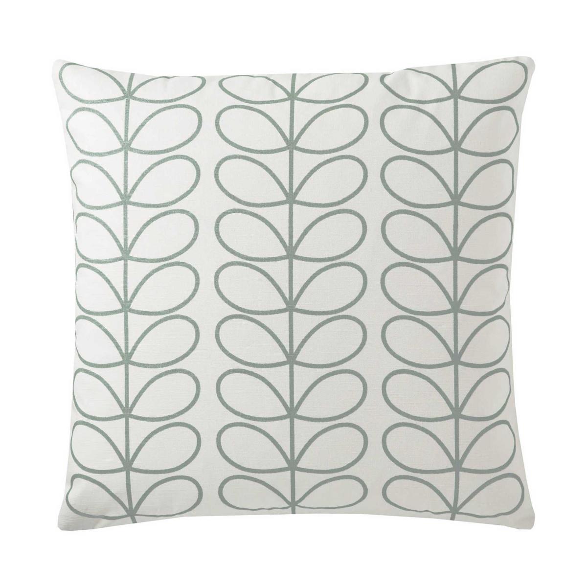 Small Linear Stem Cushion in Duck Egg by Orla Kiely 50x50cm – image 3