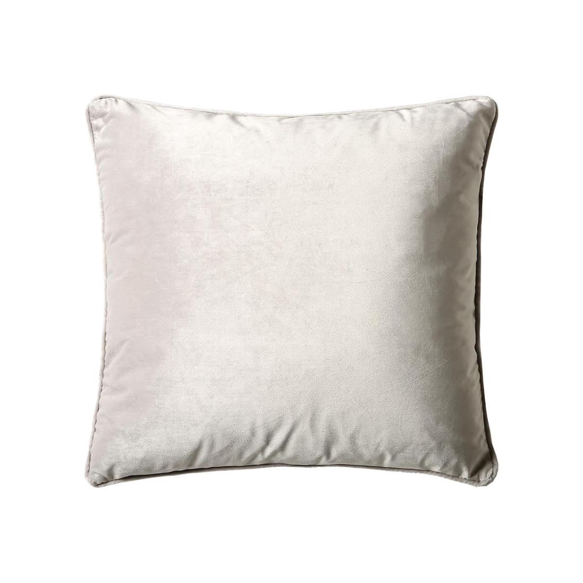 Bellini Velvet Cushion in Silver Grey45x45cm