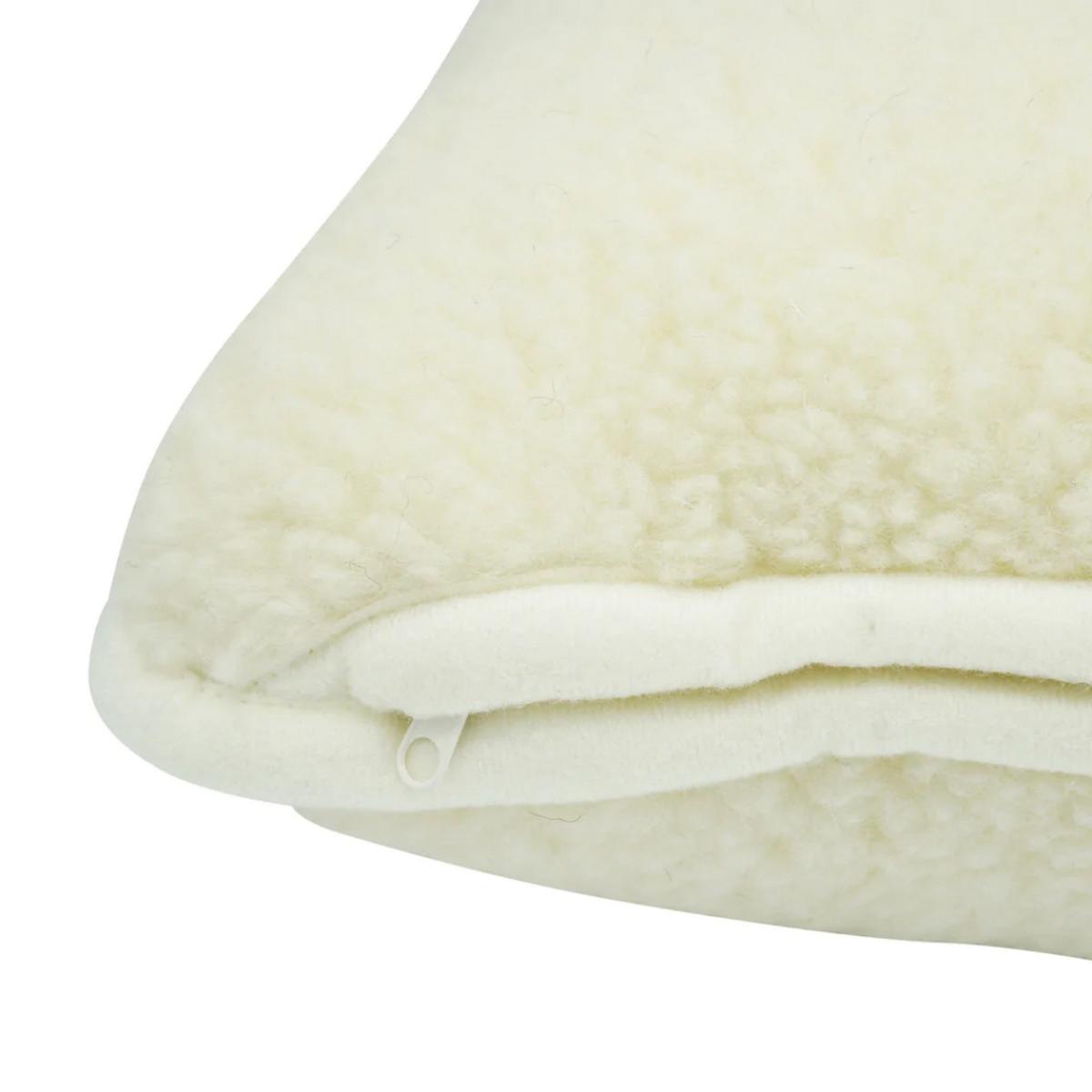Balson Plain Merino Wool Cushion in Natural White45x45cm – image 2