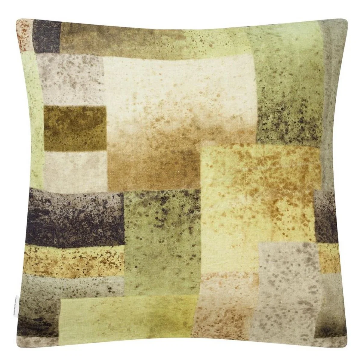 Designers Guild Parterre Geo Cushion in Turmeric Yellow 50x50cm – image 3