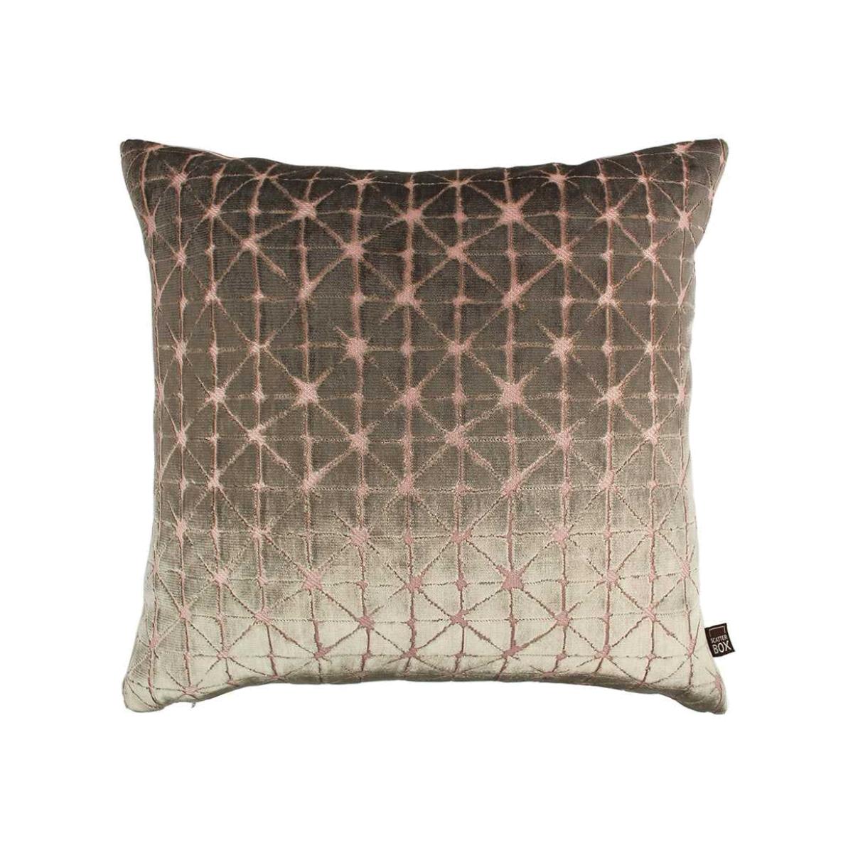 Jasper Geometric Cushion in Blush Mink – image 1