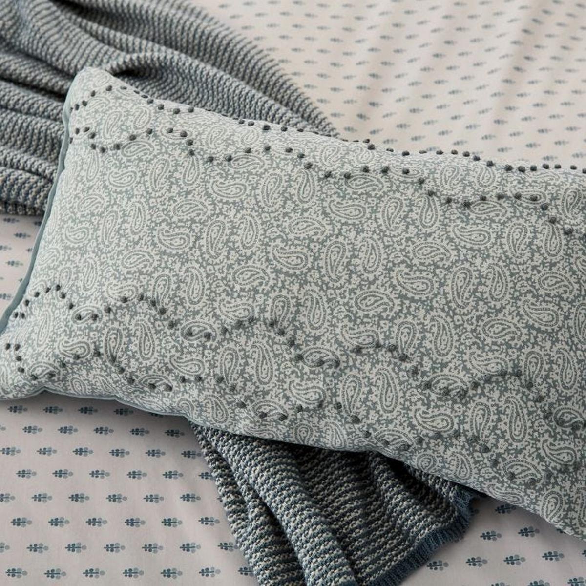 Elsie Paisley Cushion By Murmur in Lough Green – image 2