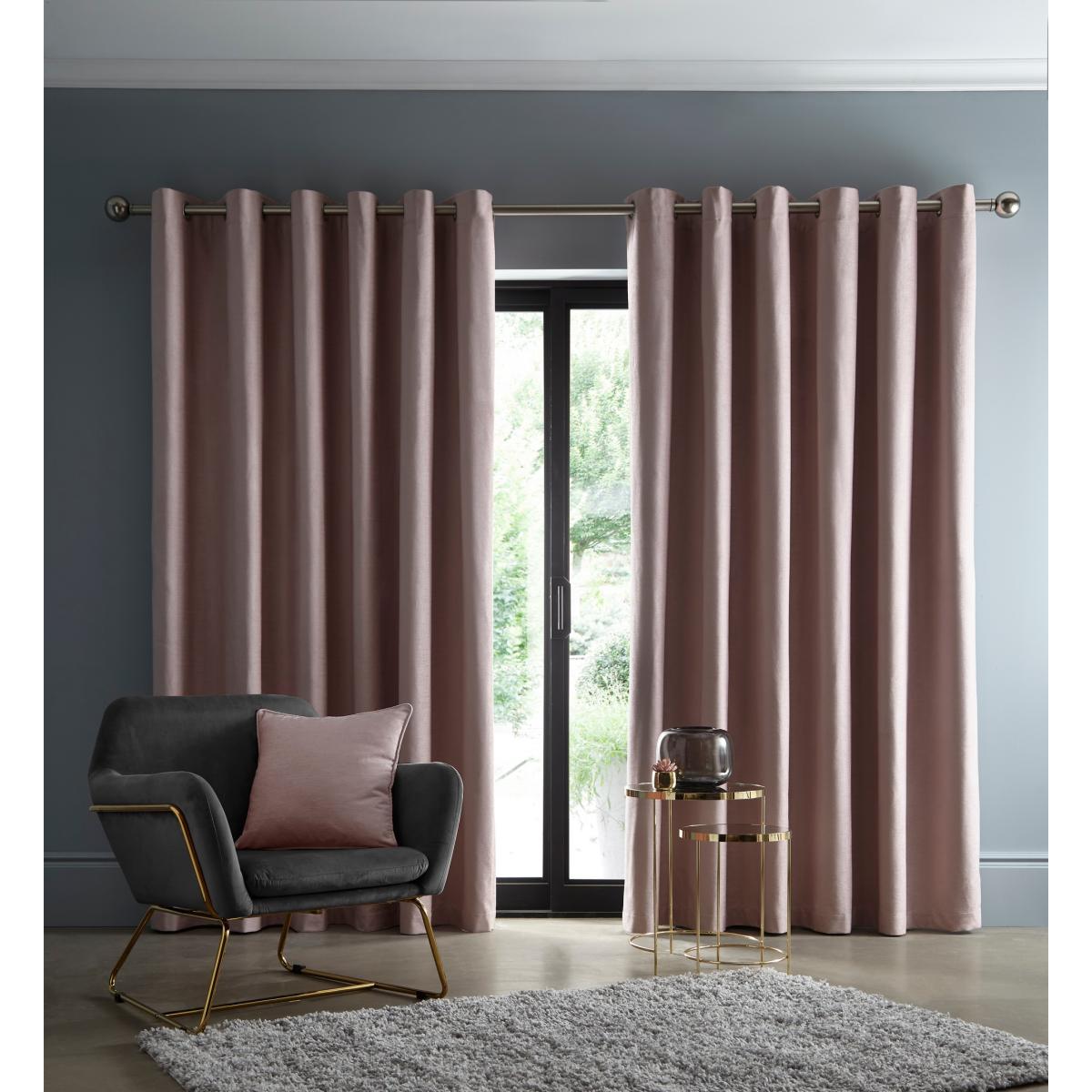 Arezzo Plain Cushion By Clarke And Clarke in Blush Pink – image 2