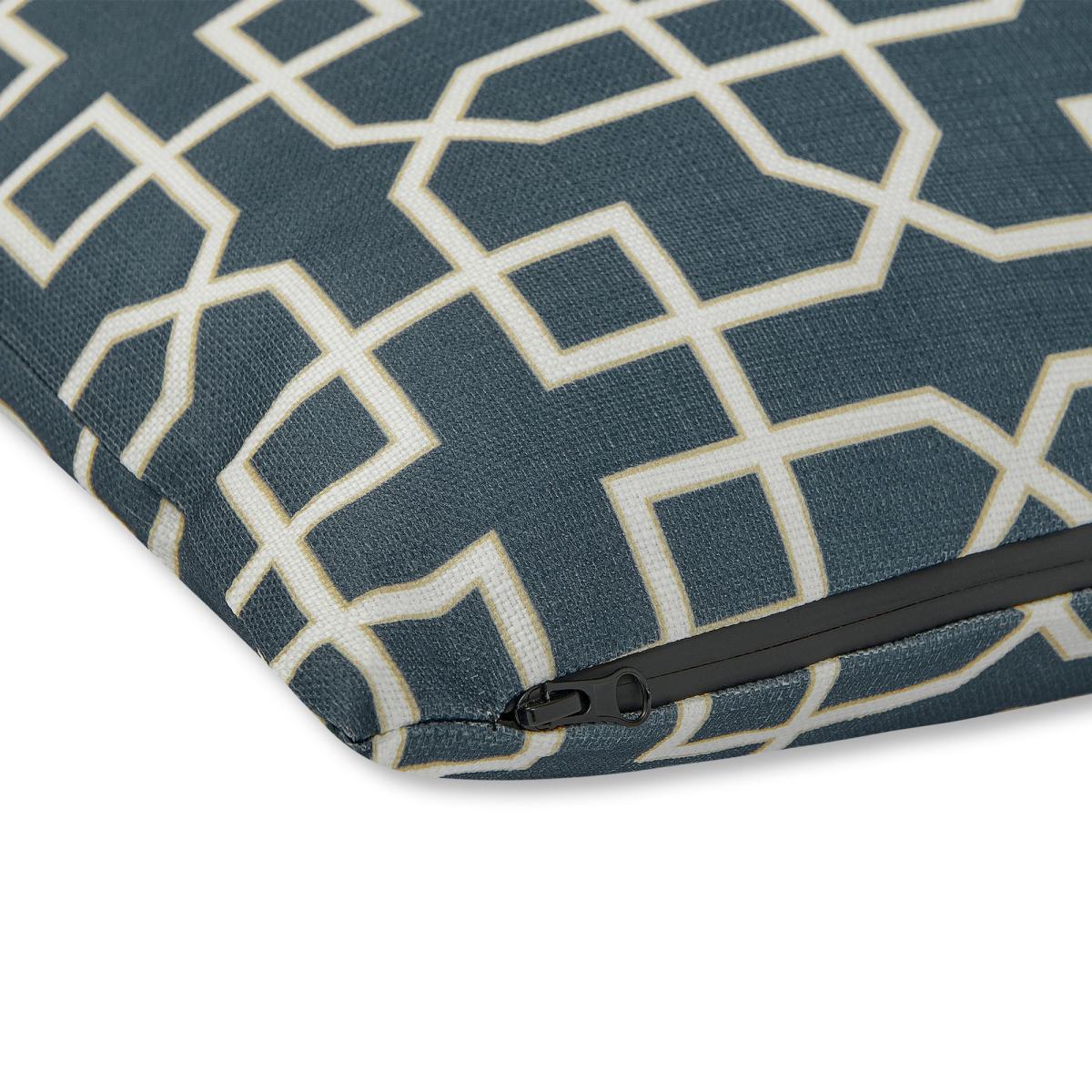Hampton Trellis Indoor Outdoor Cushion 646308 by Sanderson in Indigo – image 2