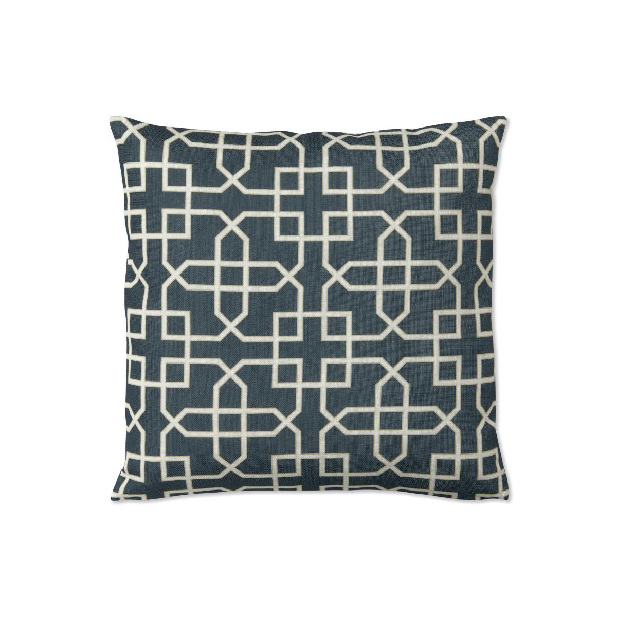 Hampton Trellis Indoor Outdoor Cushion 646308 by Sanderson in Indigo – image 1