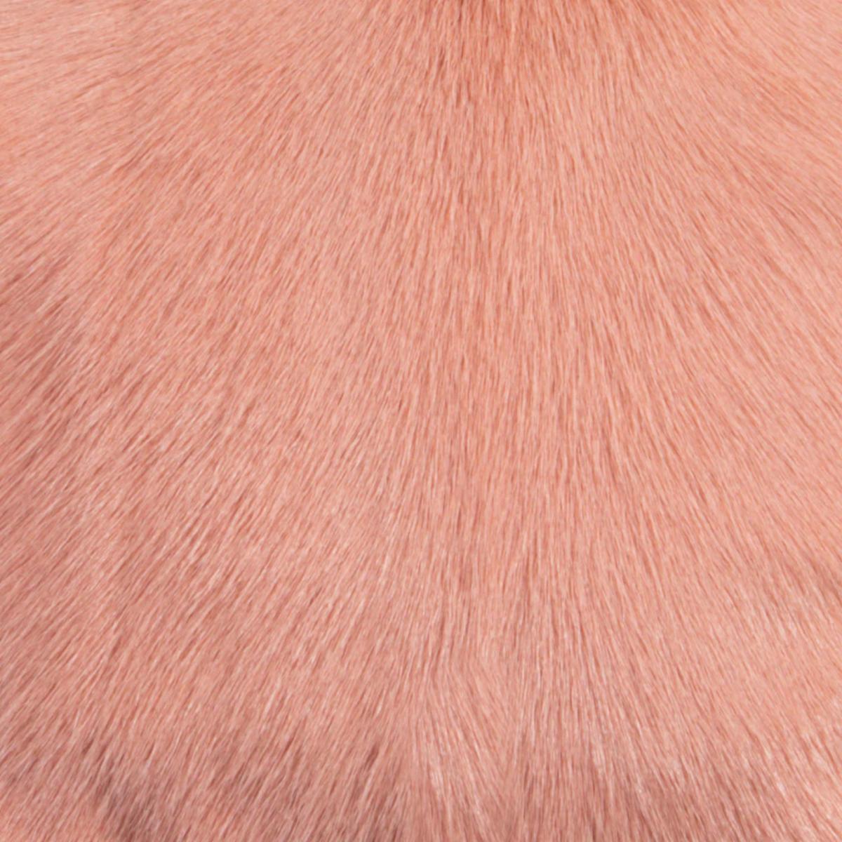 Florie Plain Goatskin Cushion in Pink45x45cm – image 3