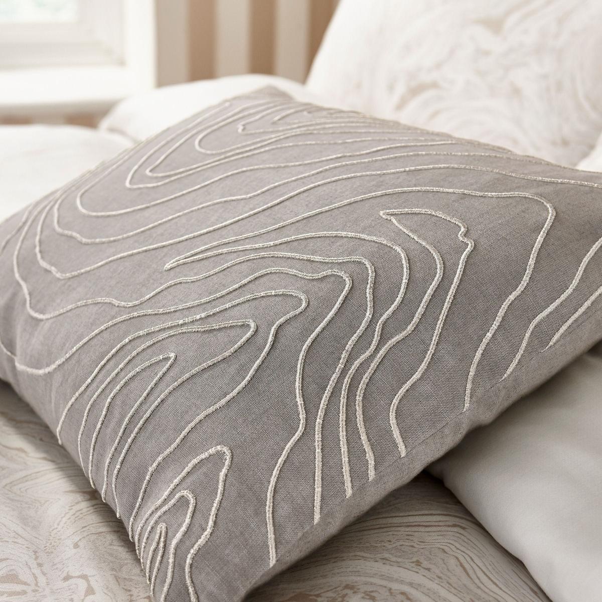 Makrana Metallic String Cushion by Harlequin in Stone Grey – image 2