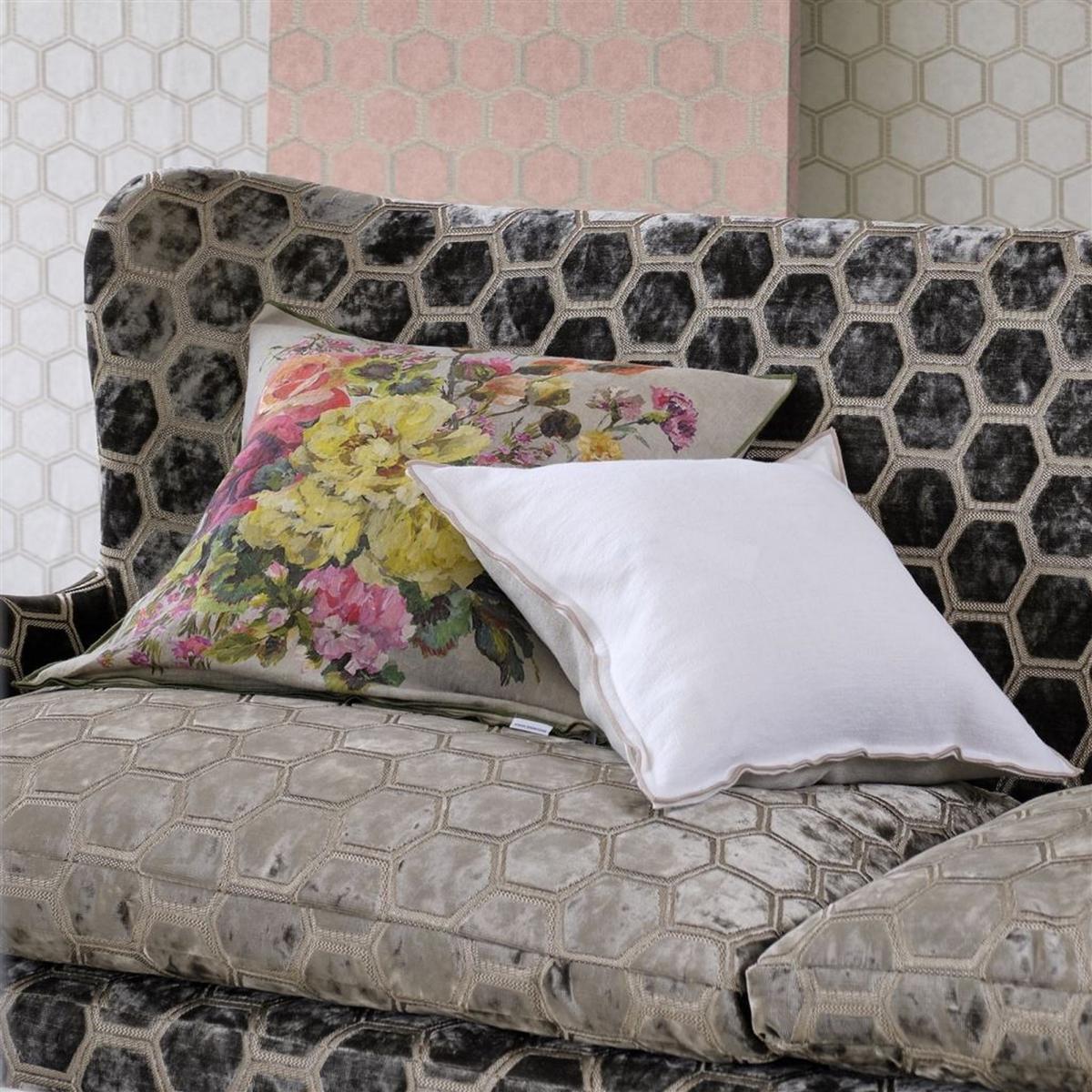 Designers Guild Grandiflora Rose Epice Floral Cushion&nbsp;55x55cm – image 3