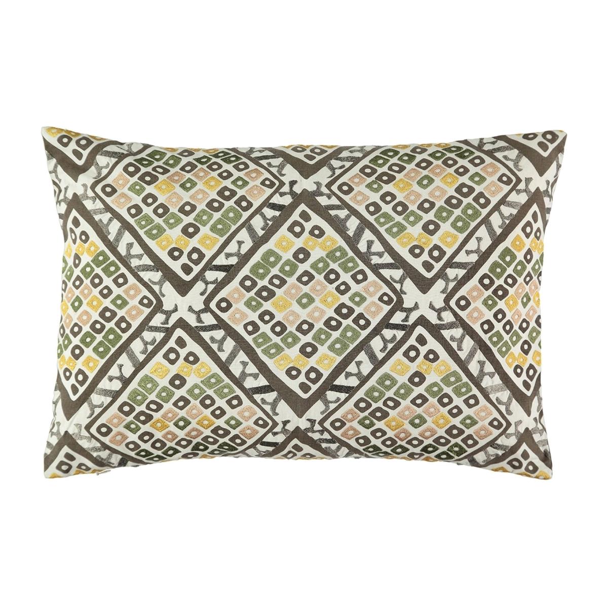 Triano Cushion by William Yeoward in Sage