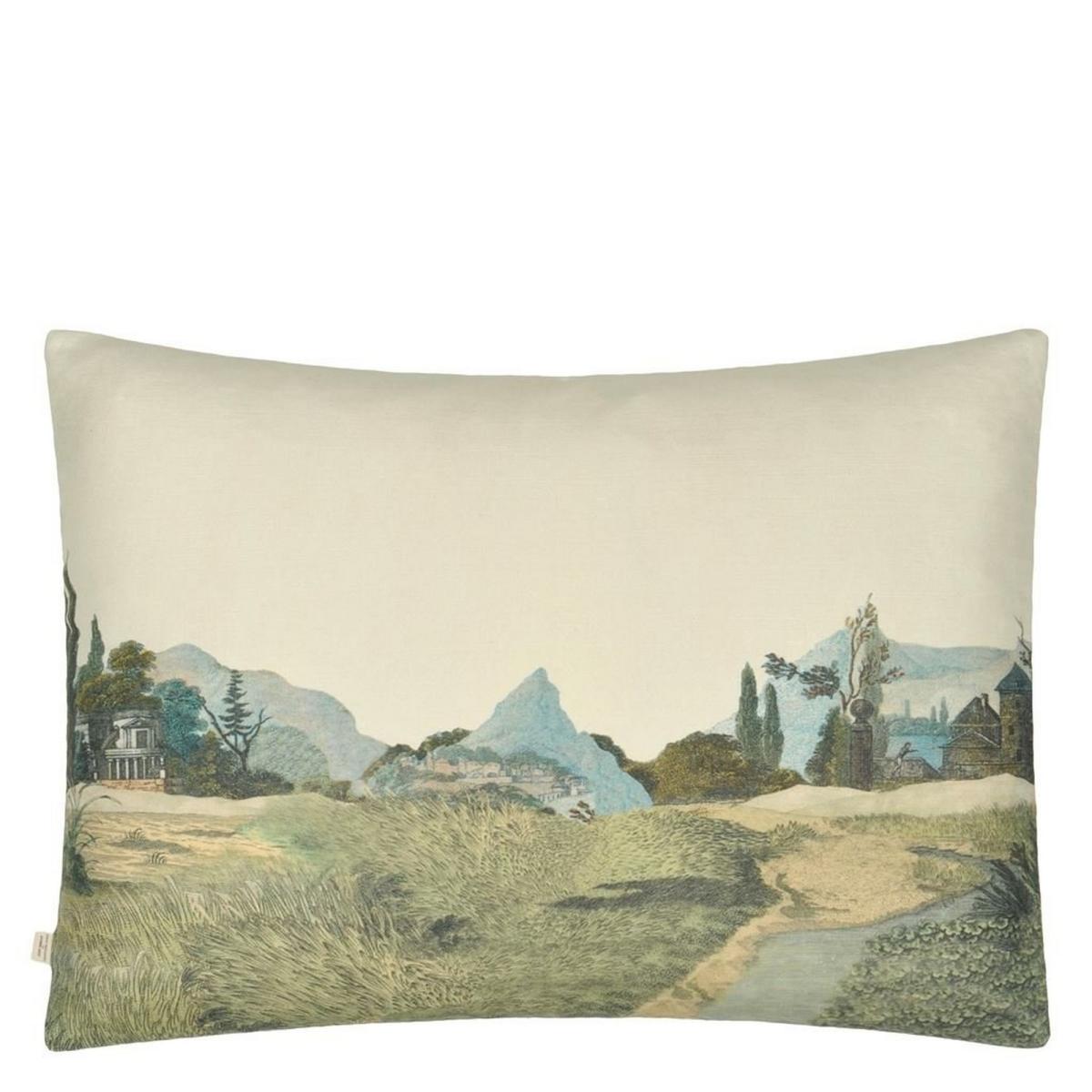 Birds Of A Feather Cushion in Parchment Brown by John Derian – image 2