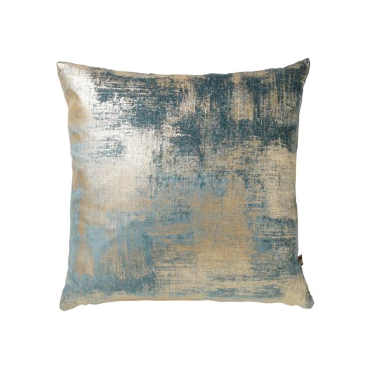 Juno Abstract Metallic Cushion in Sky blue – image 1