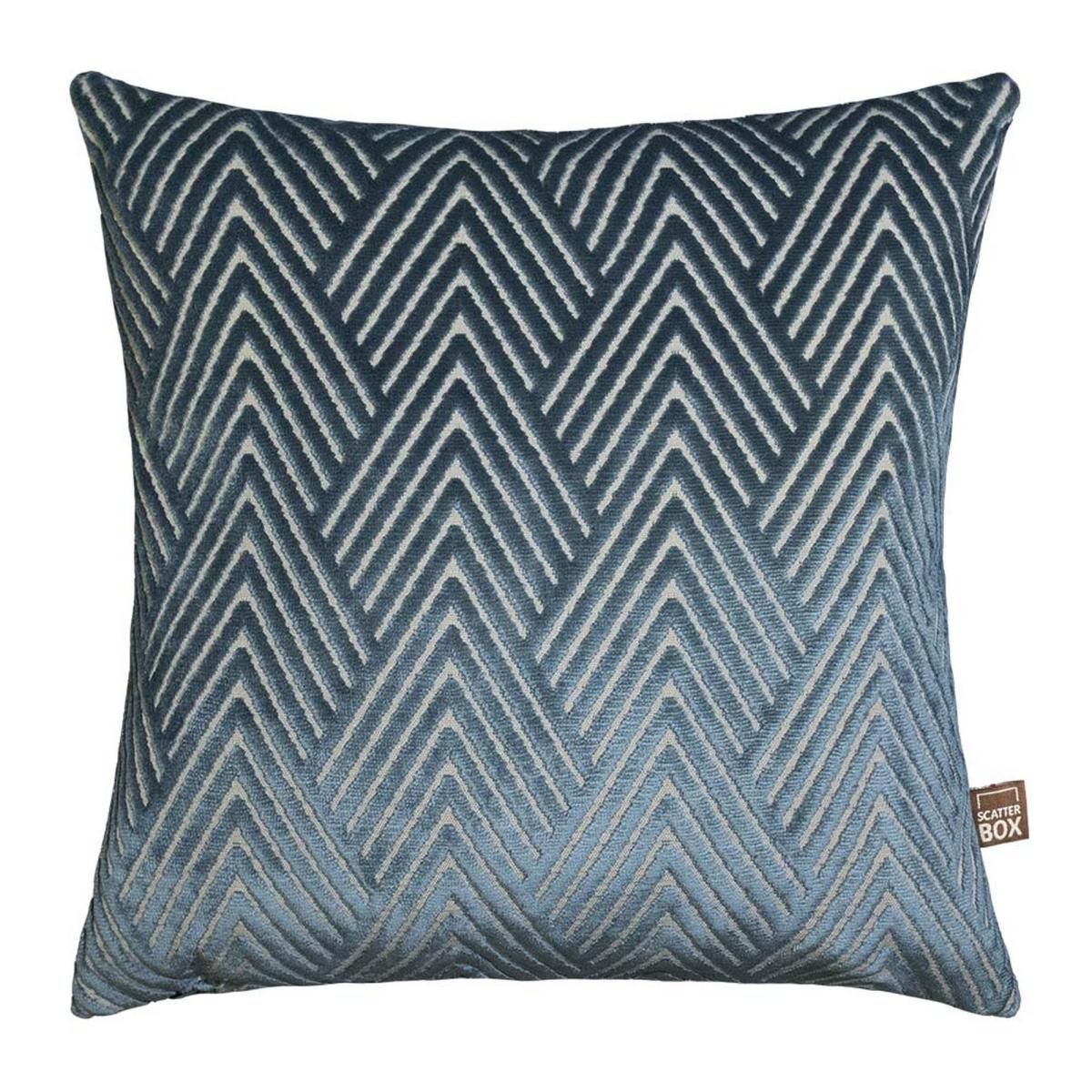 Vesper Geometric Cushion in Blue43x43cm – image 2
