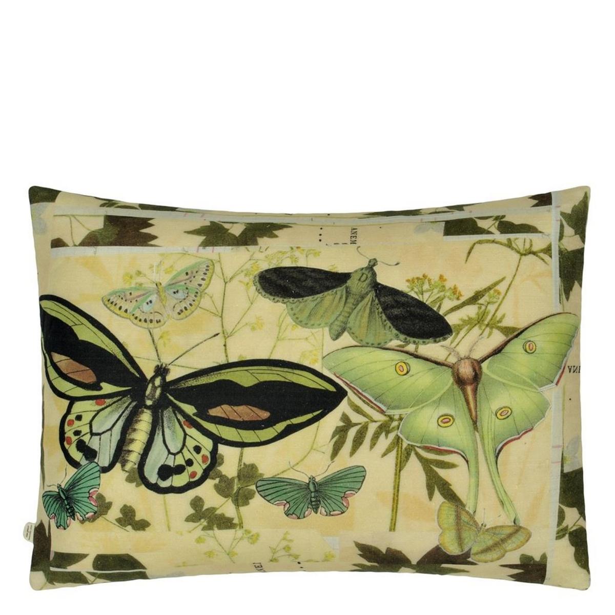 Floral Aviary Cushion in Parchment by John Derian Multi – image 2