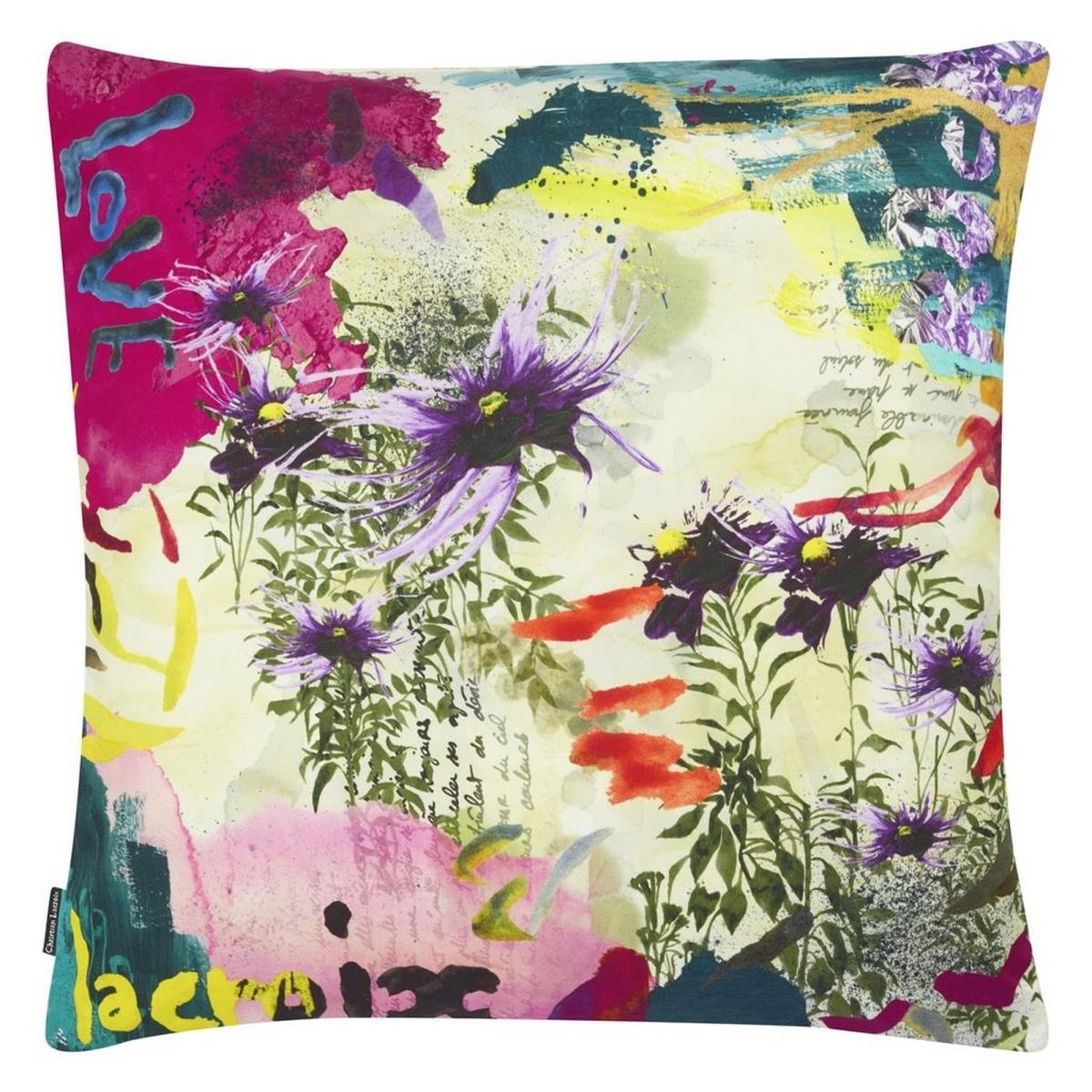 Christian Lacroix L herbier Floral Cushion in Ruisseau50x50cm – image 3