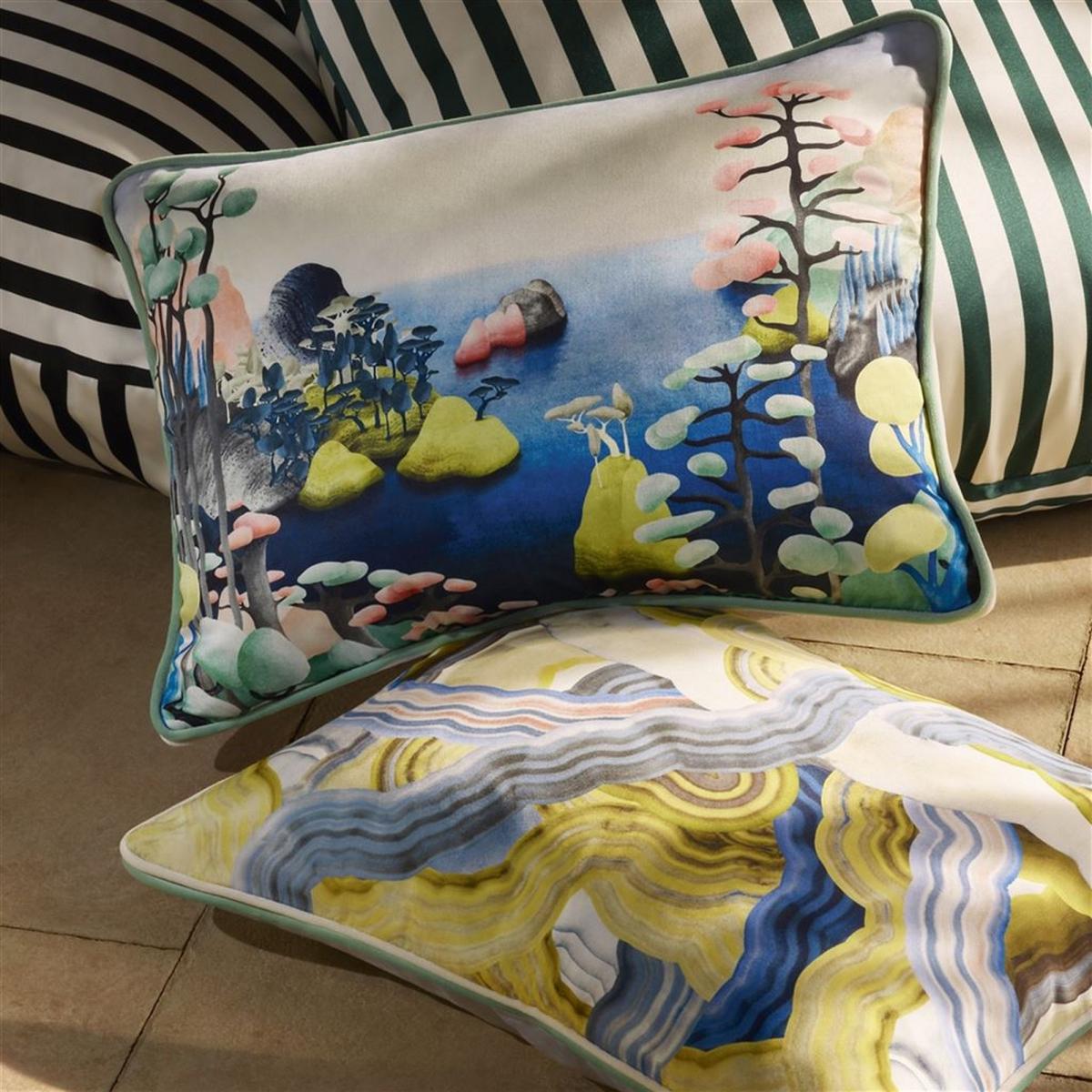 Christian Lacroix Its Paradise Cushion in Agate Multi – image 2