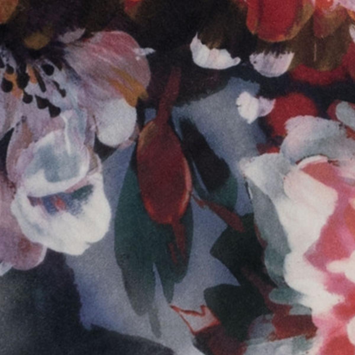 Alexis Floral Cushion in Charcoal Rust 45x45cm – image 3