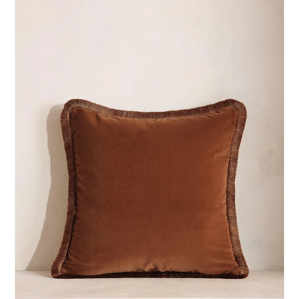 Margeaux Square Cushion, Cinnamon – image 4