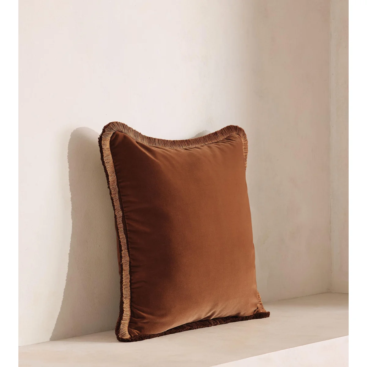 Margeaux Square Cushion, Cinnamon – image 5