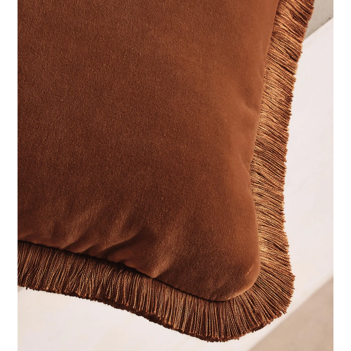 Margeaux Square Cushion, Cinnamon – image 7