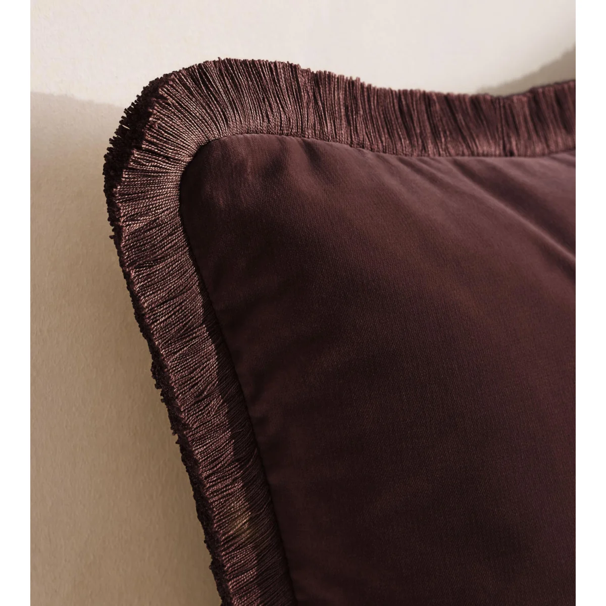 Margeaux Large Square Cushion, Aubergine, UK – image 4
