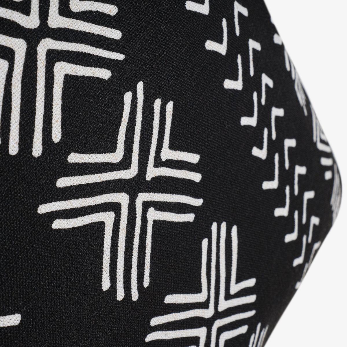 Geo Lima Cushion, Black - White, 45x45 cm – image 3