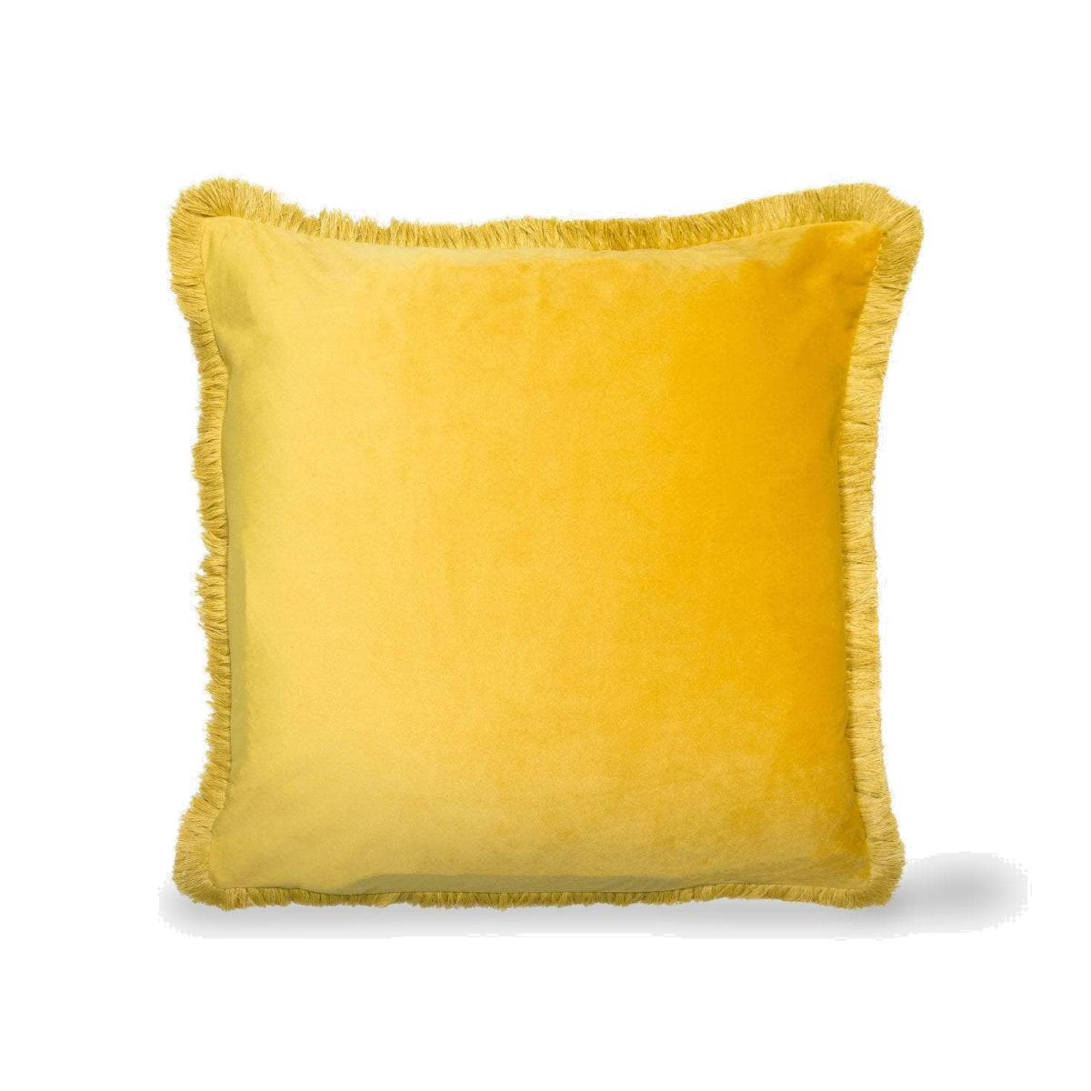 Meghan Cushion, Mustard, 45x45 cm