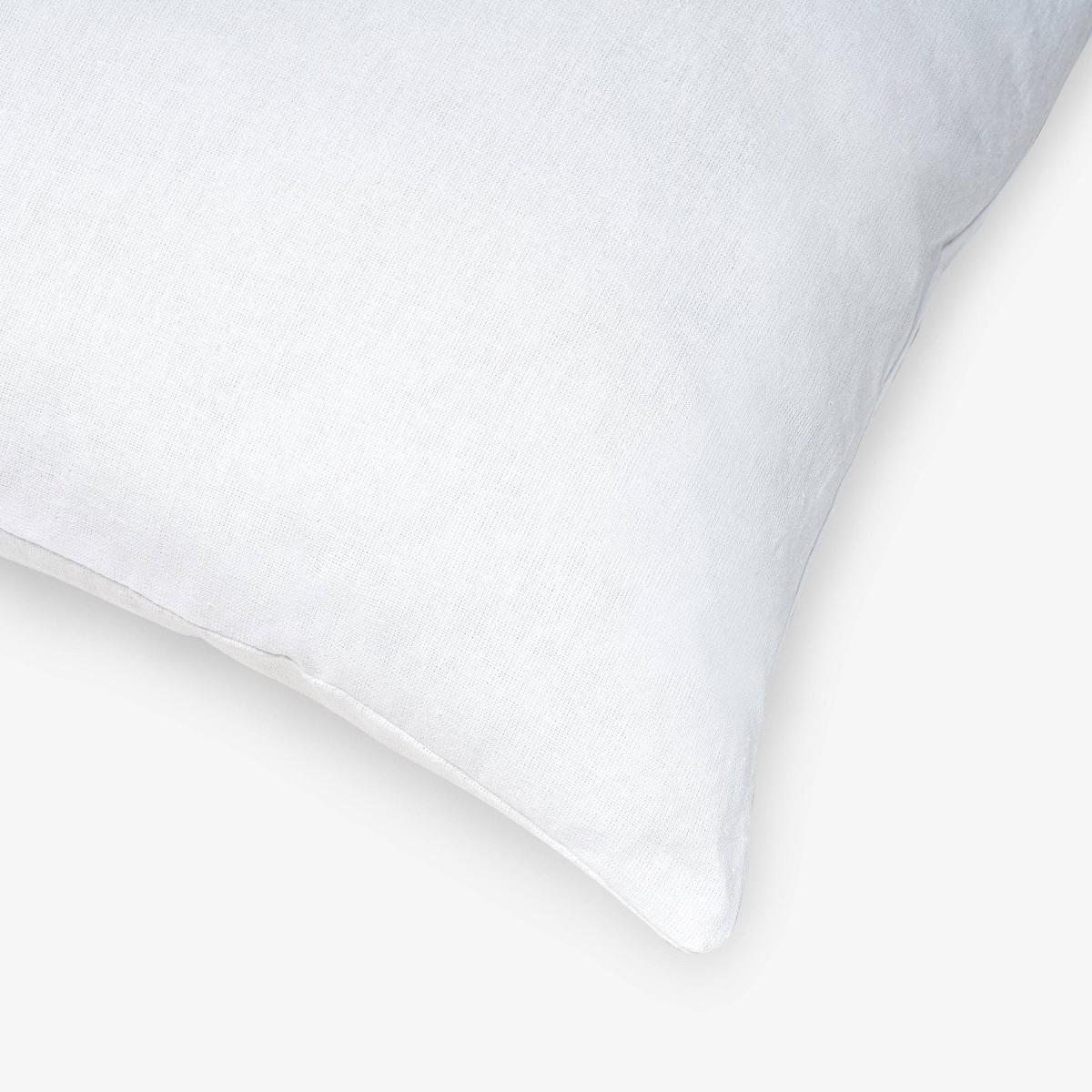 Large Square Cotton Cushion Pad, White, 60x60 cm – image 2