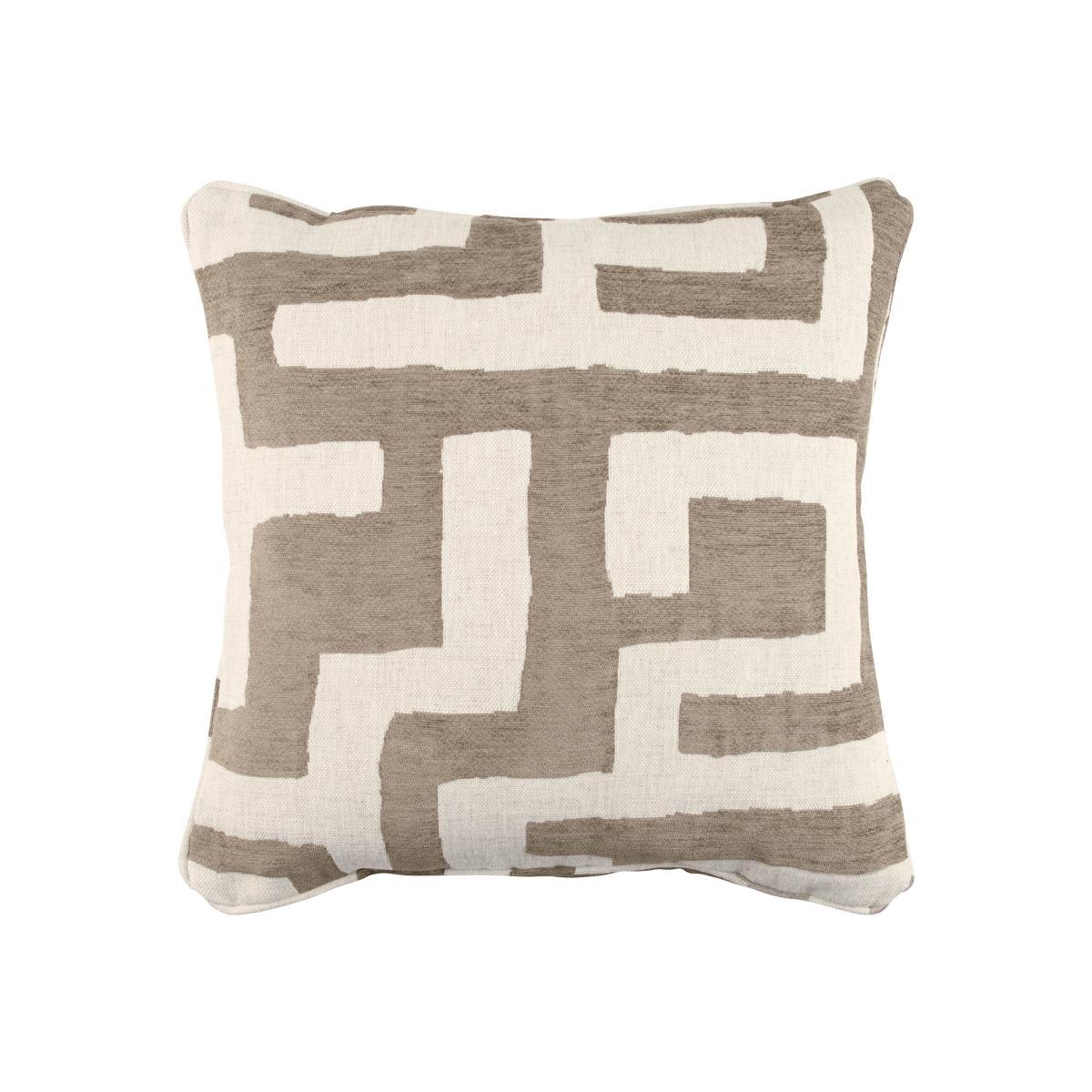 Zinc Romo I Kuba Cay Cushion | Pebble 50x50cm