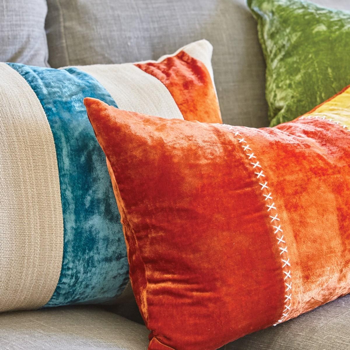 William Yeoward | Nikita Cushion Orange Sky – image 3