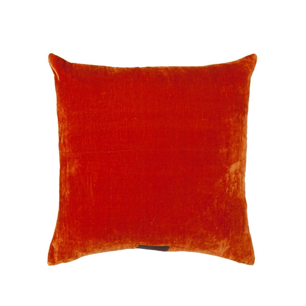 William Yeoward |Paddy Velvet Cushion Blood Orange – image 2