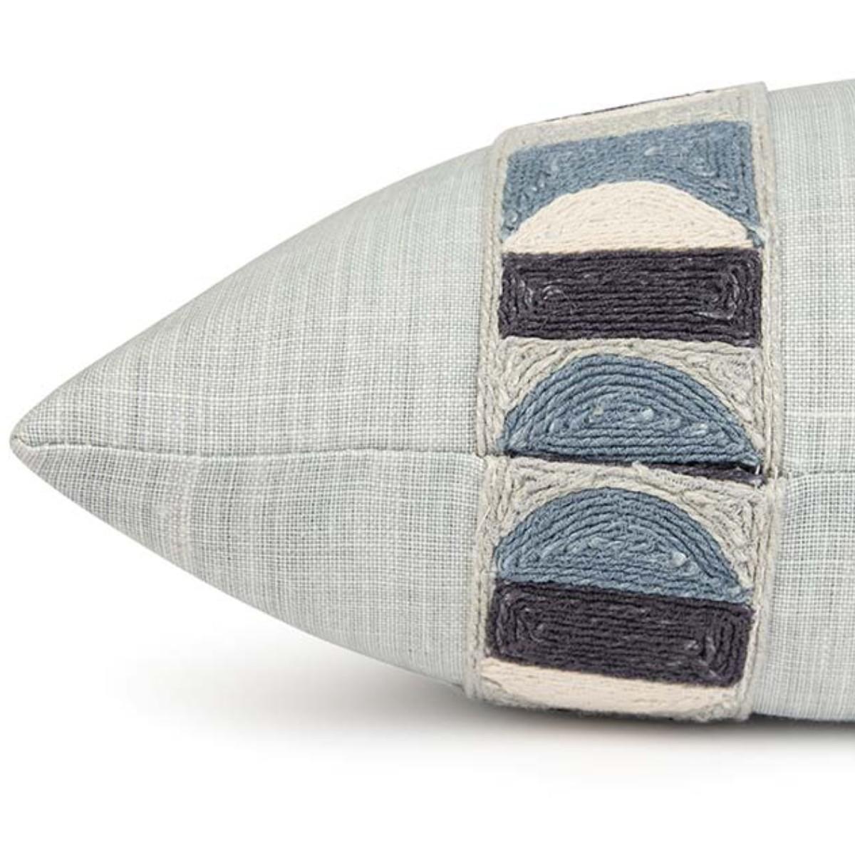 Christopher Farr Cloth | Soprano Pale Blue Cushion with Pop Art – image 2