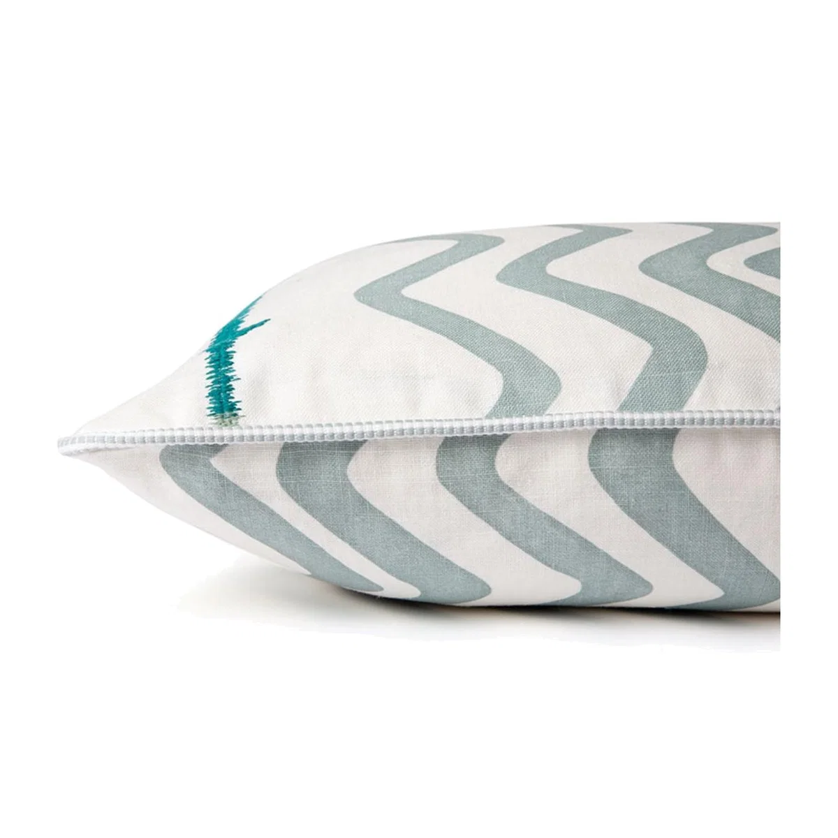 Christopher Farr Cloth | Rick Rack Cushion | Sage – image 1
