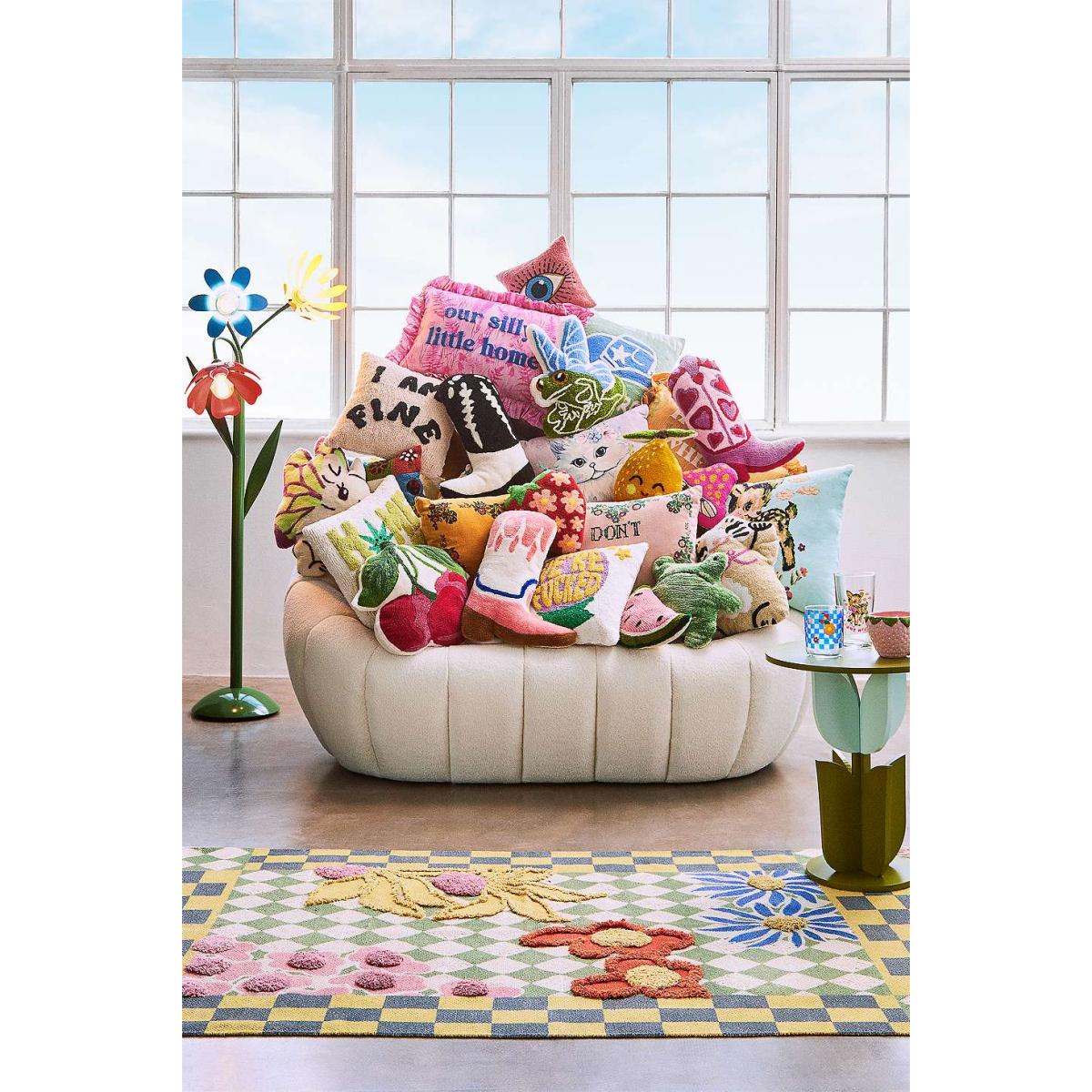 Froggy Buddy Cushion - Green ALL at Urban Outfitters – image 4