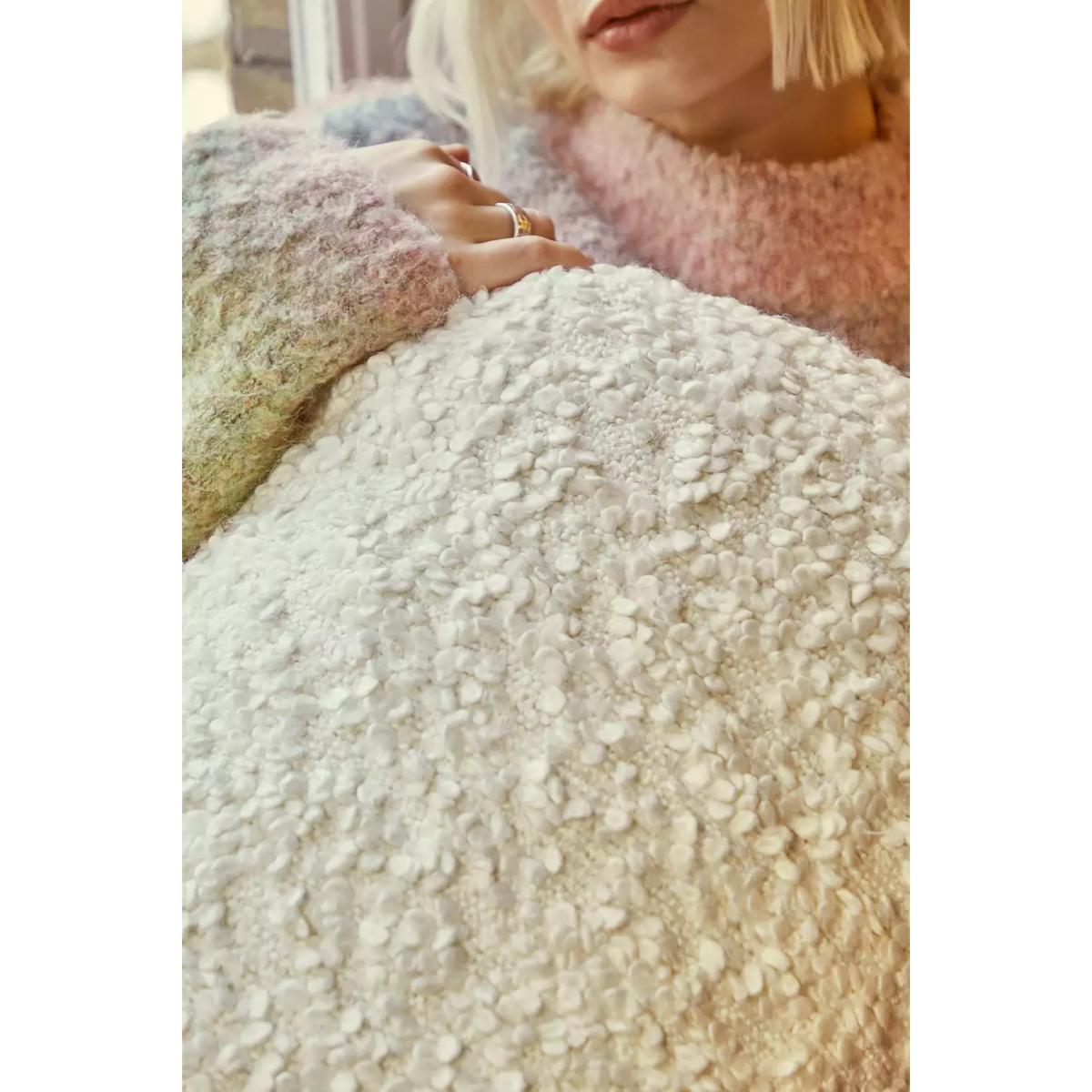Urban Outfitters Ecru Boucle Cushion - Ivory ALL – image 3