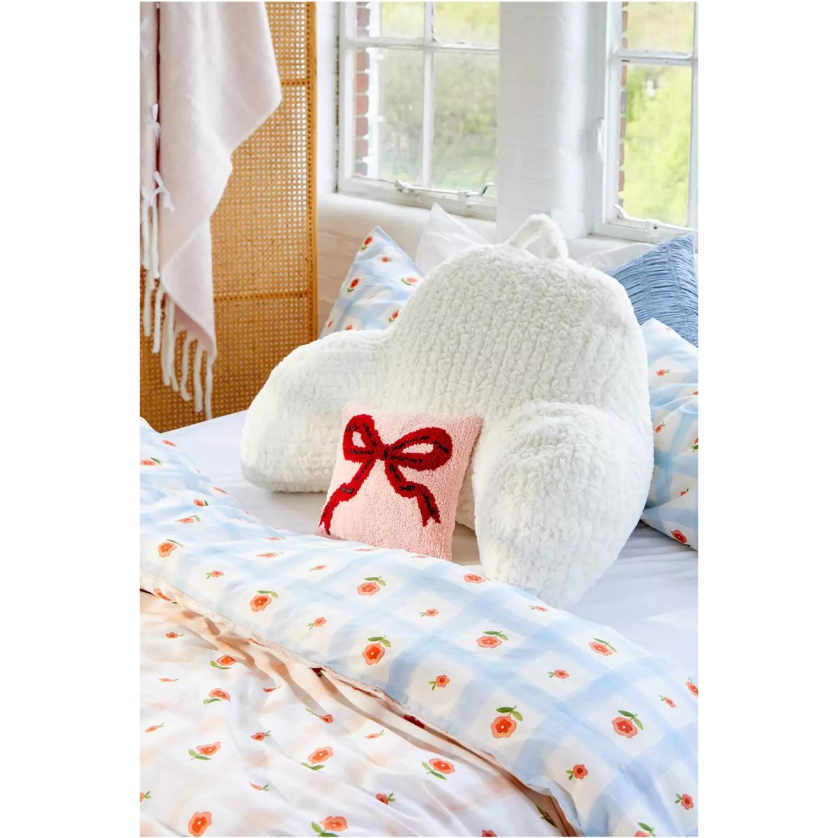 Ivory Fluffy Boo Cushion - Ivory ALL at Urban Outfitters – image 2