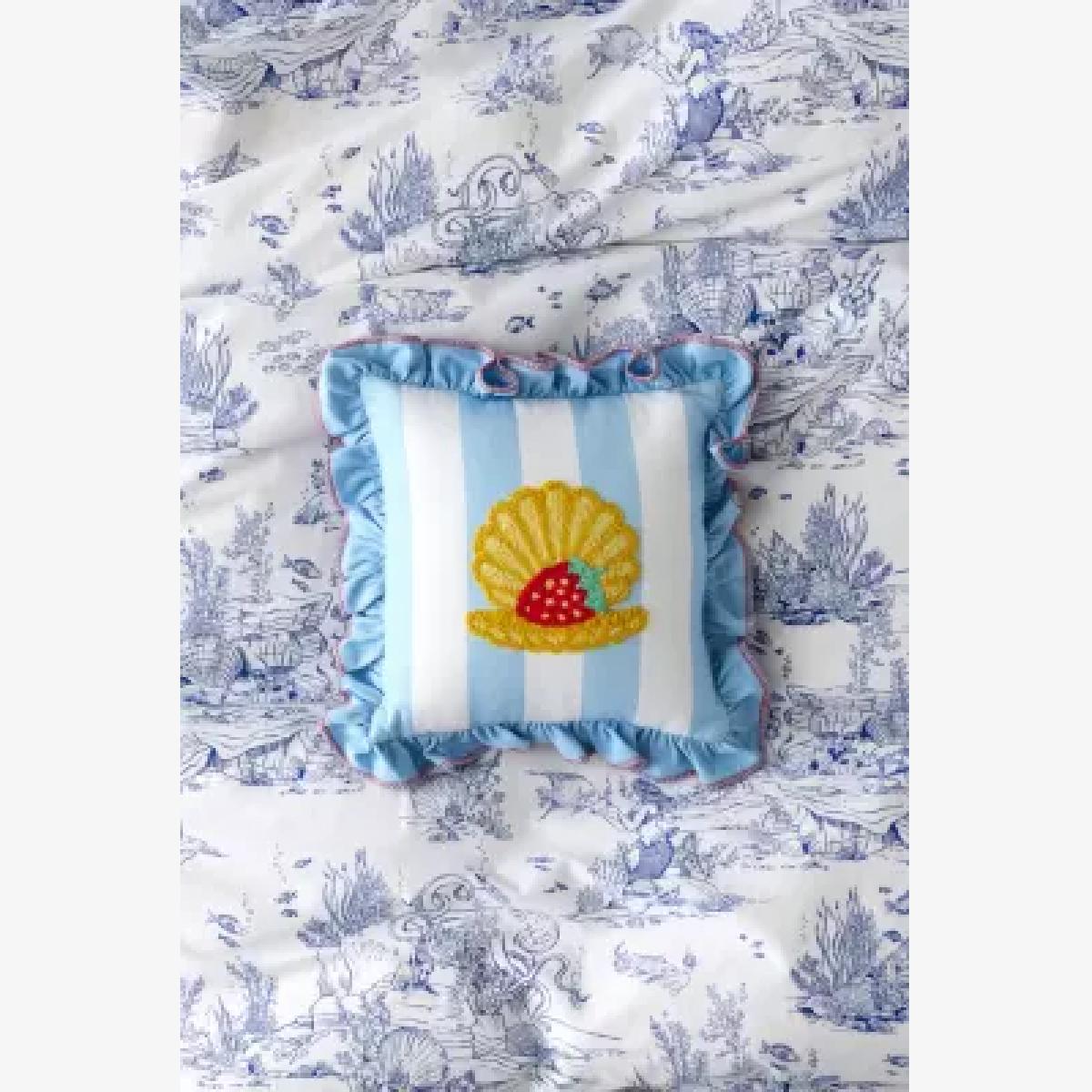 Strawberry Clam Mini Cushion ALL at Urban Outfitters – image 1