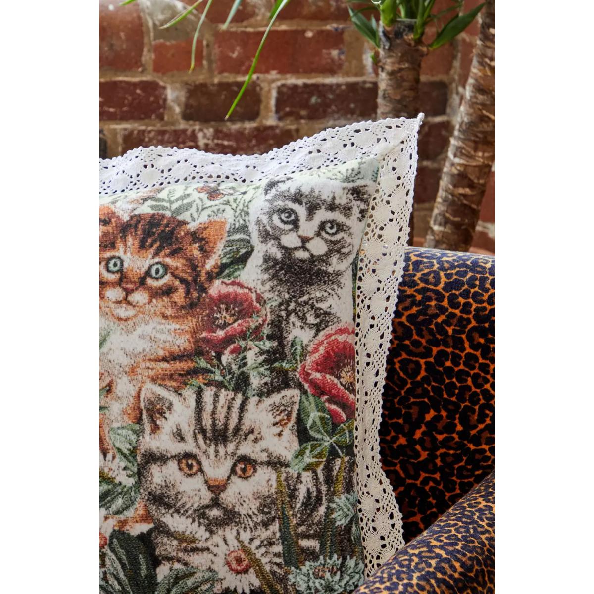 Cat Tapestry Cushion ALL at Urban Outfitters – image 3
