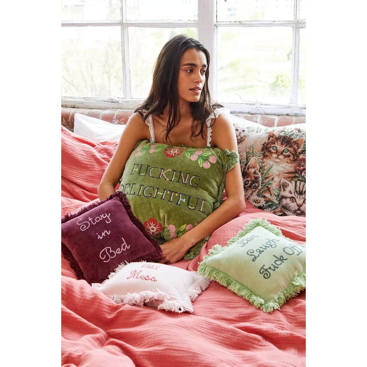 Cat Tapestry Cushion ALL at Urban Outfitters – image 4