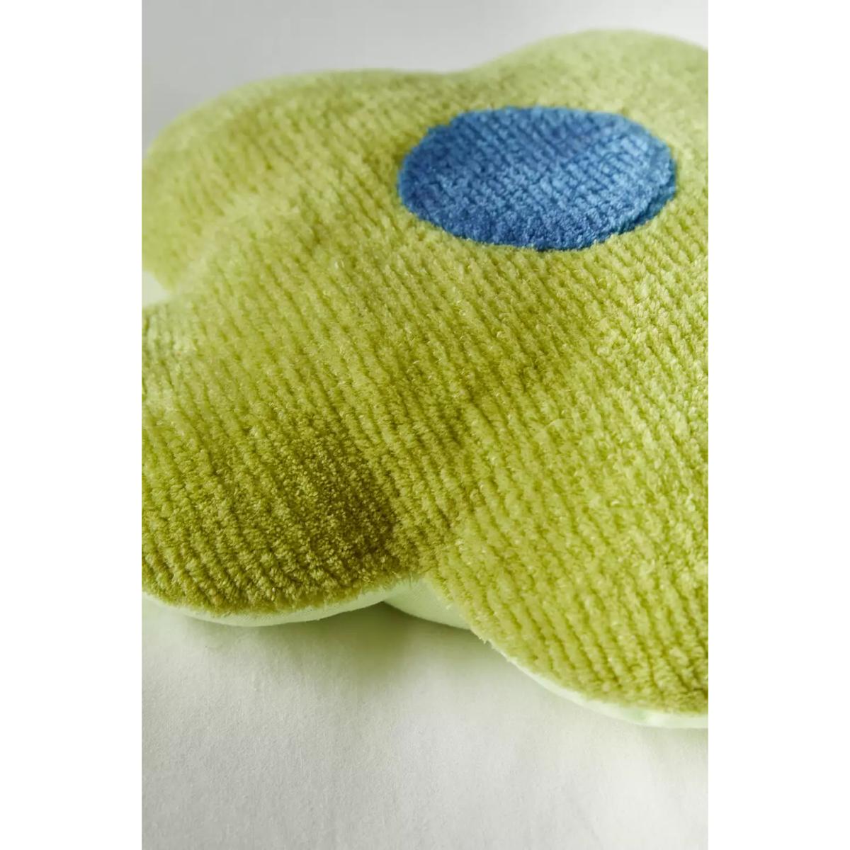 Green Tufted Flower Throw Cushion - Green ALL at Urban Outfitters – image 3