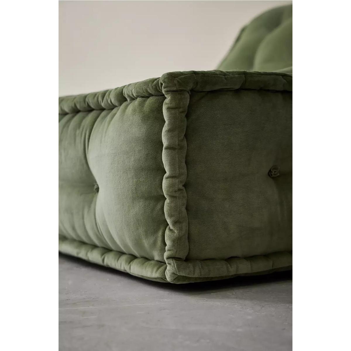 Urban Outfitters Reema Sage Velvet Two-Seater Floor Cushion