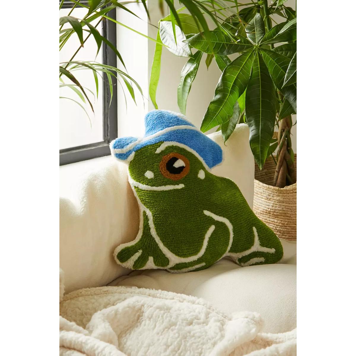 Urban Outfitters Western Froggy Tufted Cushion - Green 34cm x 40.5cm – image 2