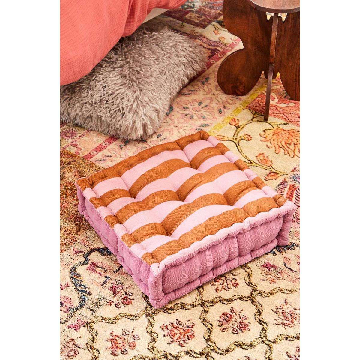 Tammy Pink Stripe Floor Cushion - Pink ALL at Urban Outfitters – image 2