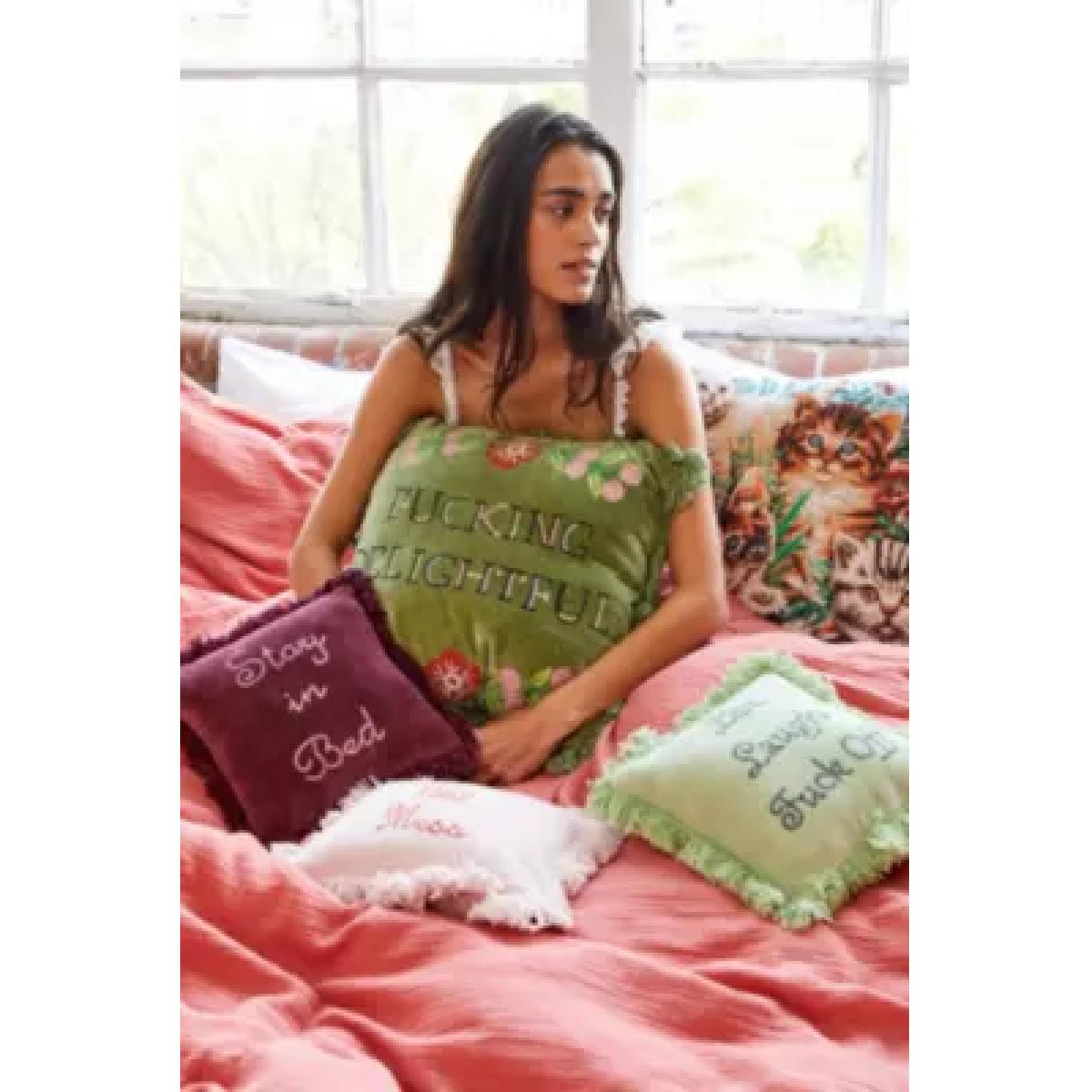 Stay In Bed Mini Cushion - Dark Red ALL at Urban Outfitters – image 4
